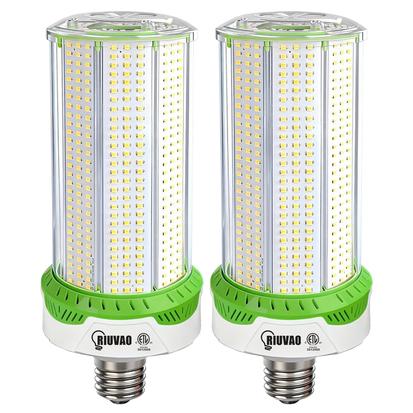 2 Pack 150W LED Corn Light Bulb 22500LM 5000K Daylight Super Bright LED Corn Bulbs, E26/E39 Base Light Bulb for Warehouse, Workshop, Garage, High Bay