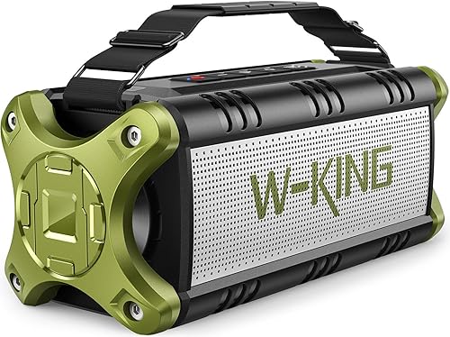 Portable Speakers Bluetooth Wireless, 90W Max Loud Outdoor Speaker with 50W Deep Bass, Boombox Sound, IPX6 Waterproof, 40H, EQ, Dual Pairing