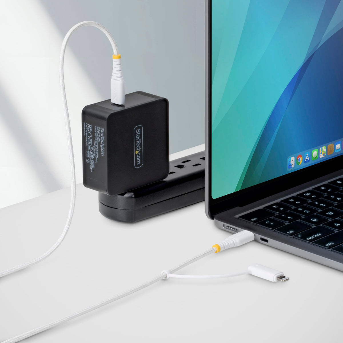 StarTech 6ft/2m USB-C to Lightning Adapter Cable 60W (2M-U2-LNTC-CABLE)