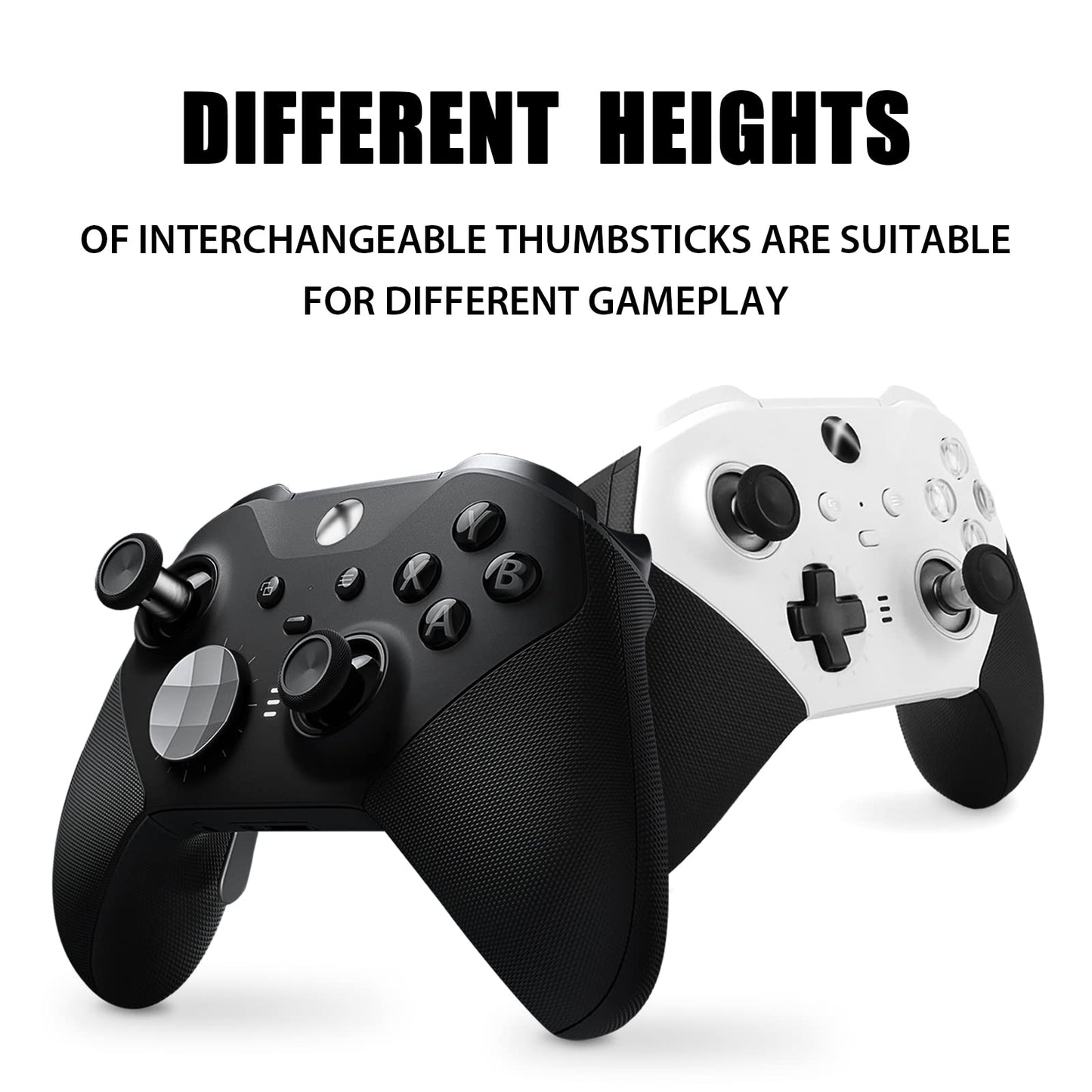 Elite Series 2 Thumbsticks - 6 in 1 Magnetic Joysticks for Xbox Elite Controller Series 2 Core(Model 1797), Accessories Replacement Included 2 Tall, 2