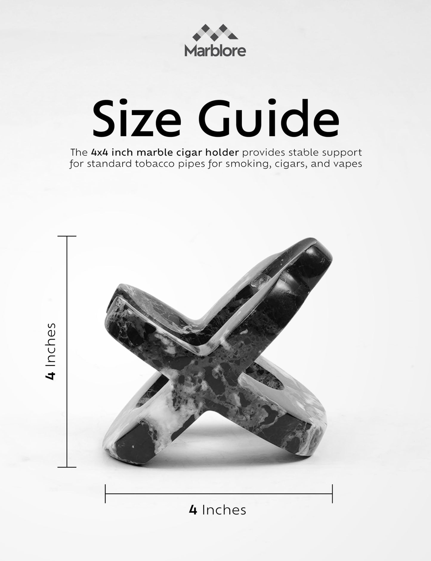 Marble Cell Phone Stand Holder Black Zebra 4'' Office Stationery Supplies, Remote Control Holder for Modern Office Desk, Ideal Phone Stand, Key