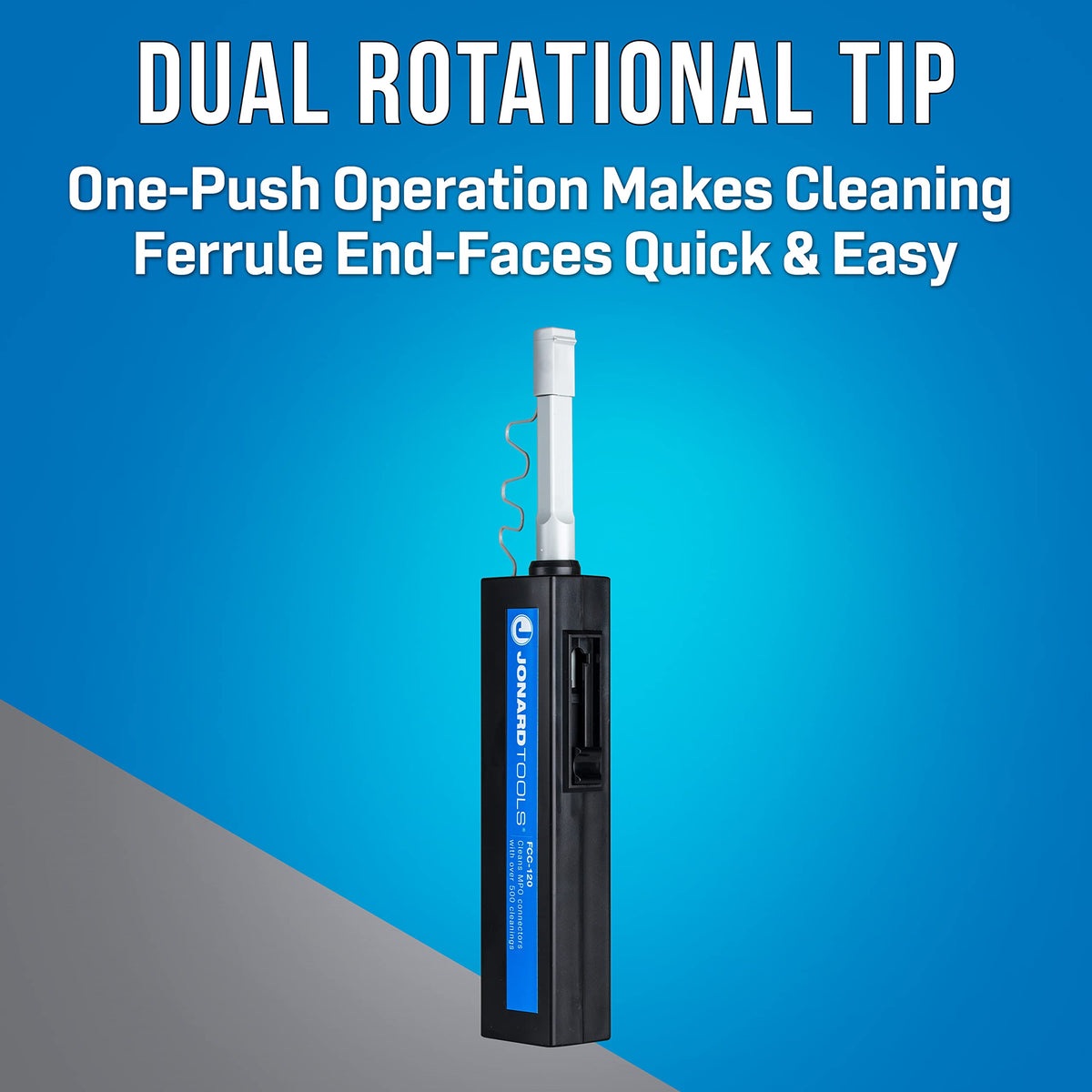 Jonard Tools FCC-120 Fiber Connector Cleaner for MPO Connectors