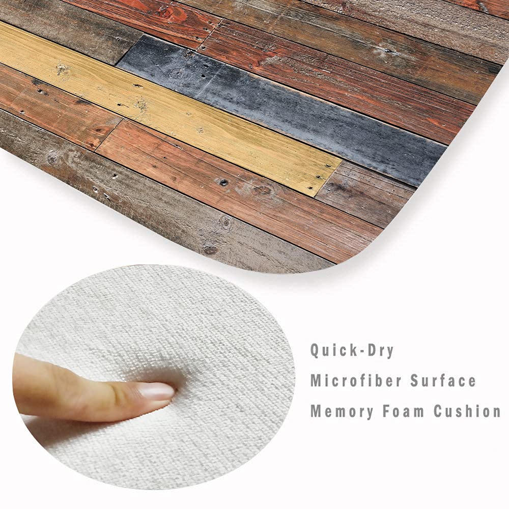 Flannel Mat Non Slip Bright 3D Print for Bedside and Living Room,Clearance MatS Absorbent Moisture Dust Forlaundry Room,Bath Rugs Sponge Foam Soft…