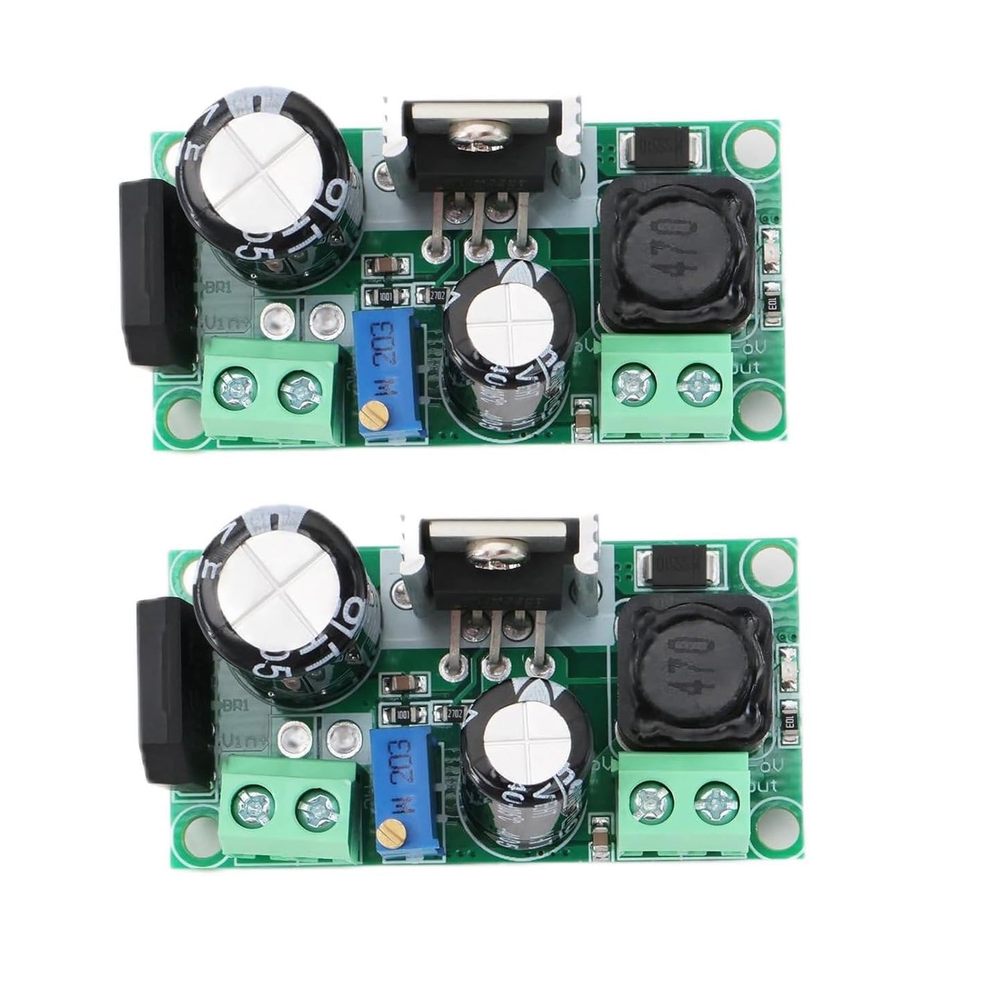 2Pcs Adjustable Voltage Regulator LM2596HV Power Module AC DC to DC Step-Down Buck Converter AC 5-30V DC 5-48V to DC 3.3-33V Power Supply Module…