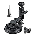 ASOCEA Action Camera Suction Cup Mount Windshield Camera Holder Tripod Adapter with 1/4" Screw Compatible with Gopro Hero 13 12 11 10 9/AKASO