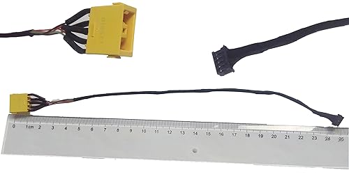DC-in Jack for Ideapad Yoga 13 11201285 145500057 145500058 Yoga 13 20175 Yoga13 Touch 13-5934 13-5935 145500046, DC Power Jack Harness Port Connector