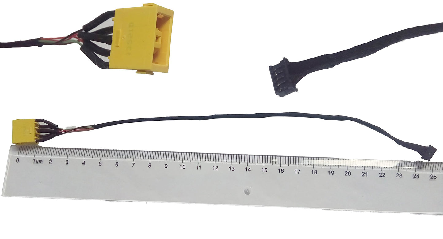 DC-in Jack for Ideapad Yoga 13 11201285 145500057 145500058 Yoga 13 20175 Yoga13 Touch 13-5934 13-5935 145500046, DC Power Jack Harness Port Connector