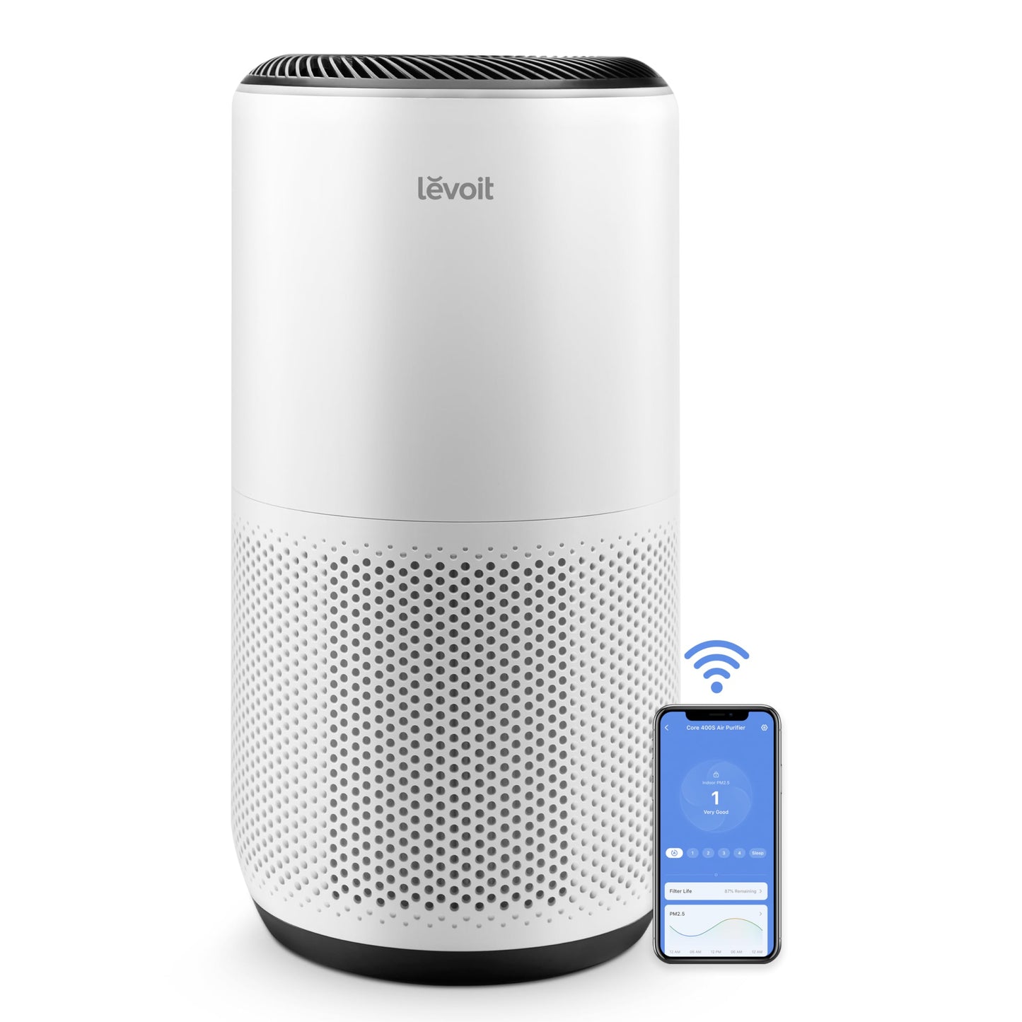 LEVOIT Smart Air Purifiers for Home Large Room Up to 1733 Ft² Core 400S-P