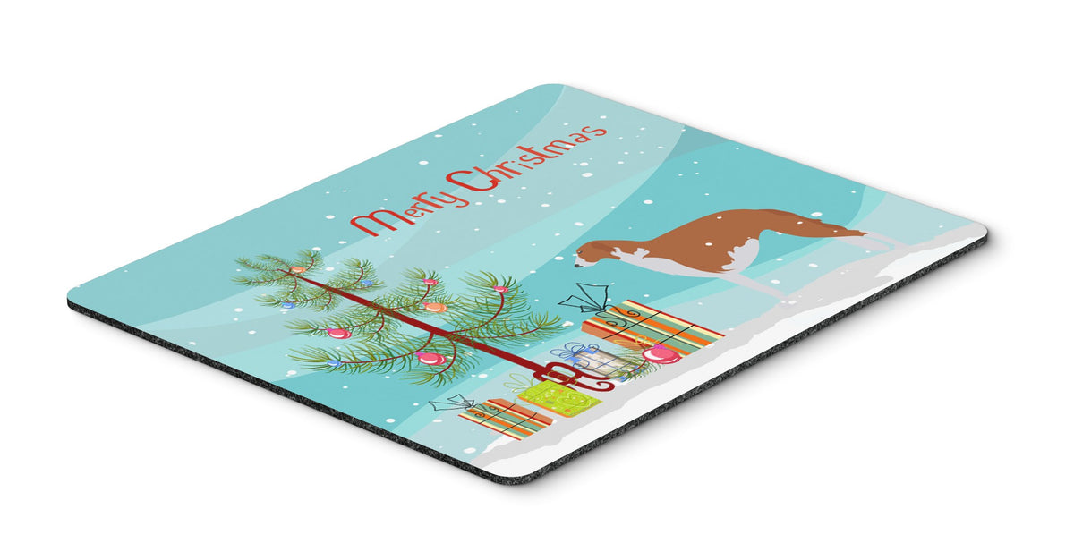 Caroline's Treasures BB2917MP Borzoi Russian Greyhound Merry Christmas Tree Mouse Pad, Hot Pad or Trivet for Home Office Gaming Working Computers