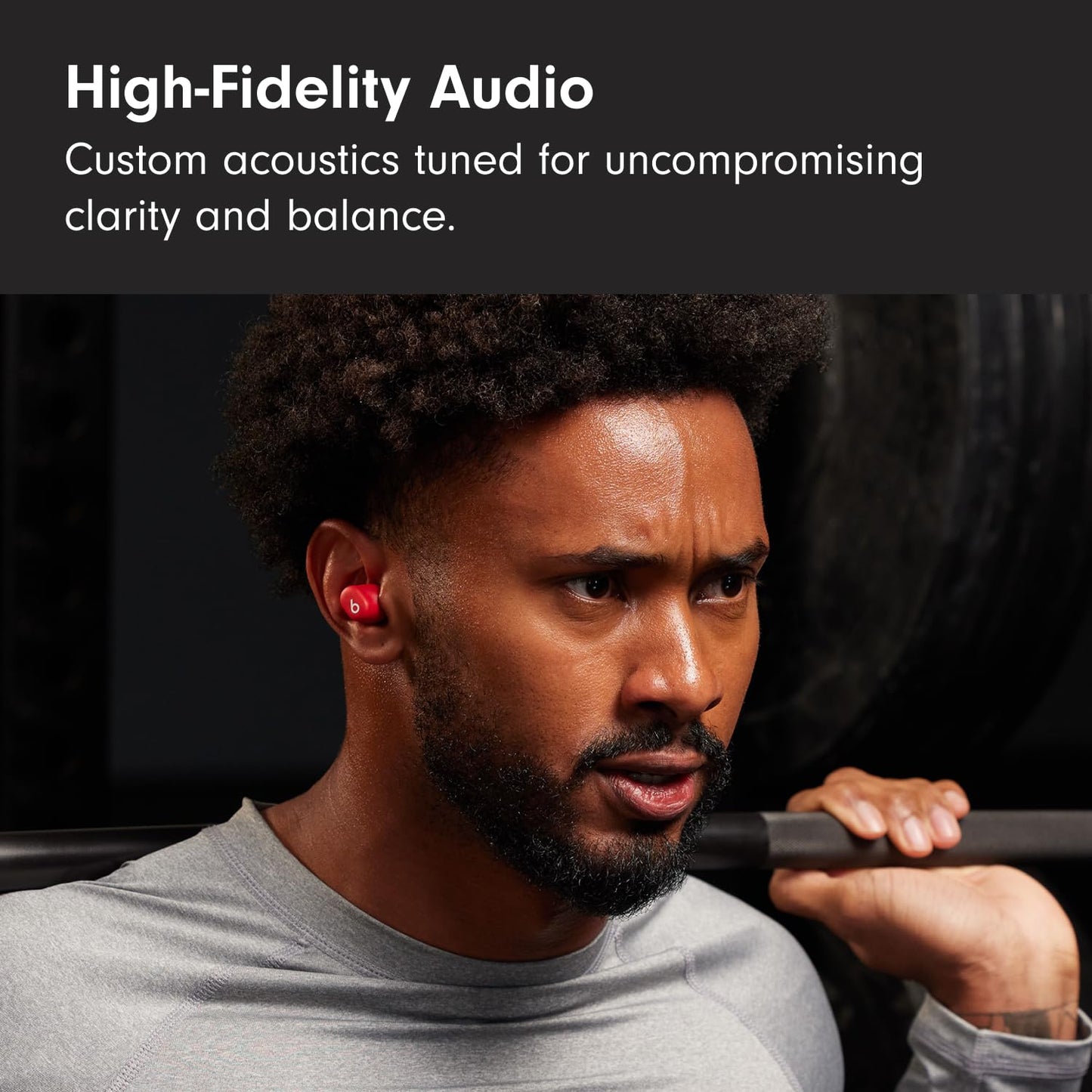 Beats by Dr. Dre Solo Buds True Wireless Earbuds - Transparent Red (Renewed)