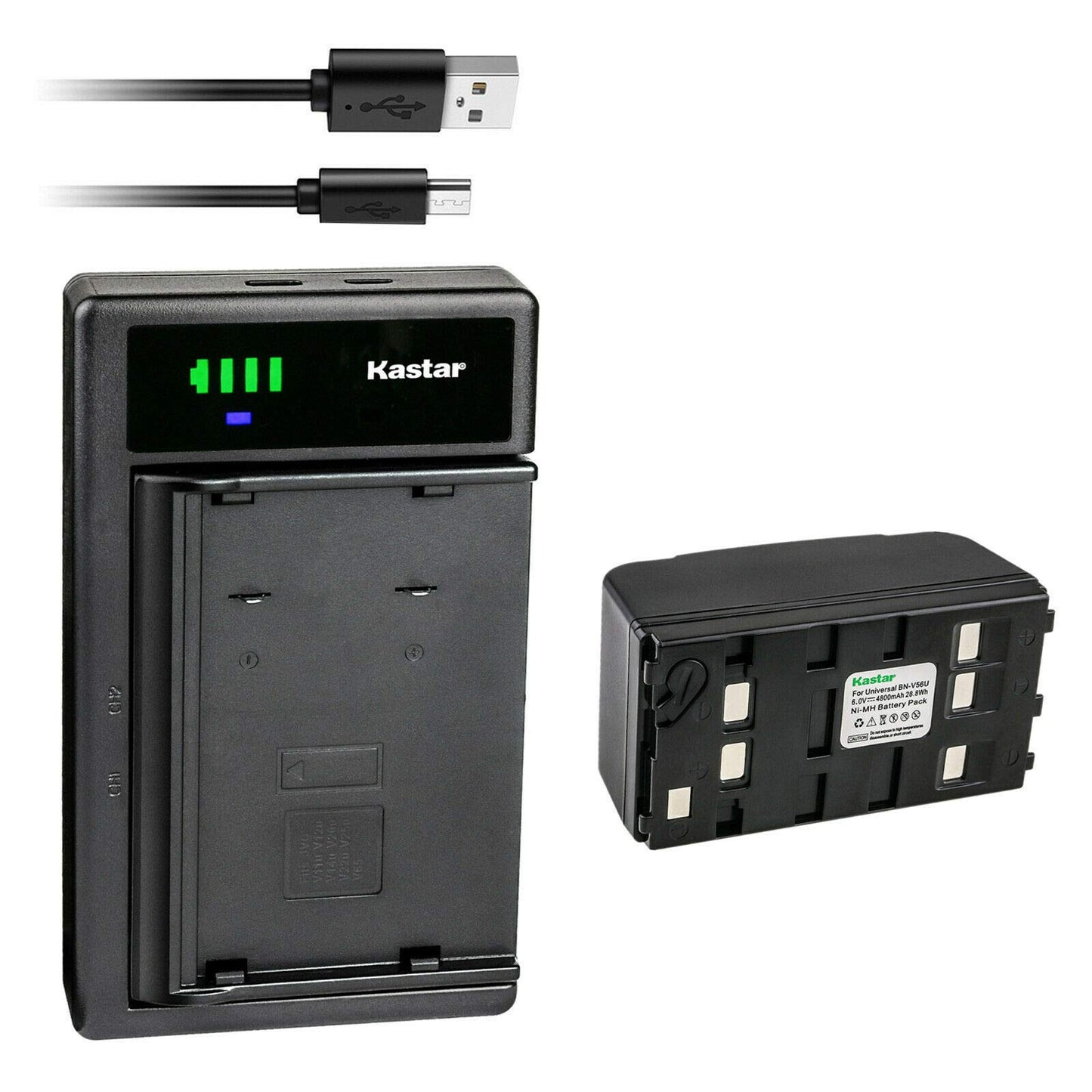Kastar 1-Pack Battery and Smart USB Charger Replacement for RCA CC620 CC-620 CC6251 CC-6251 CC6262 CC-6262 CC6263 CC-6263 CC6271 CC-6271 CC6272
