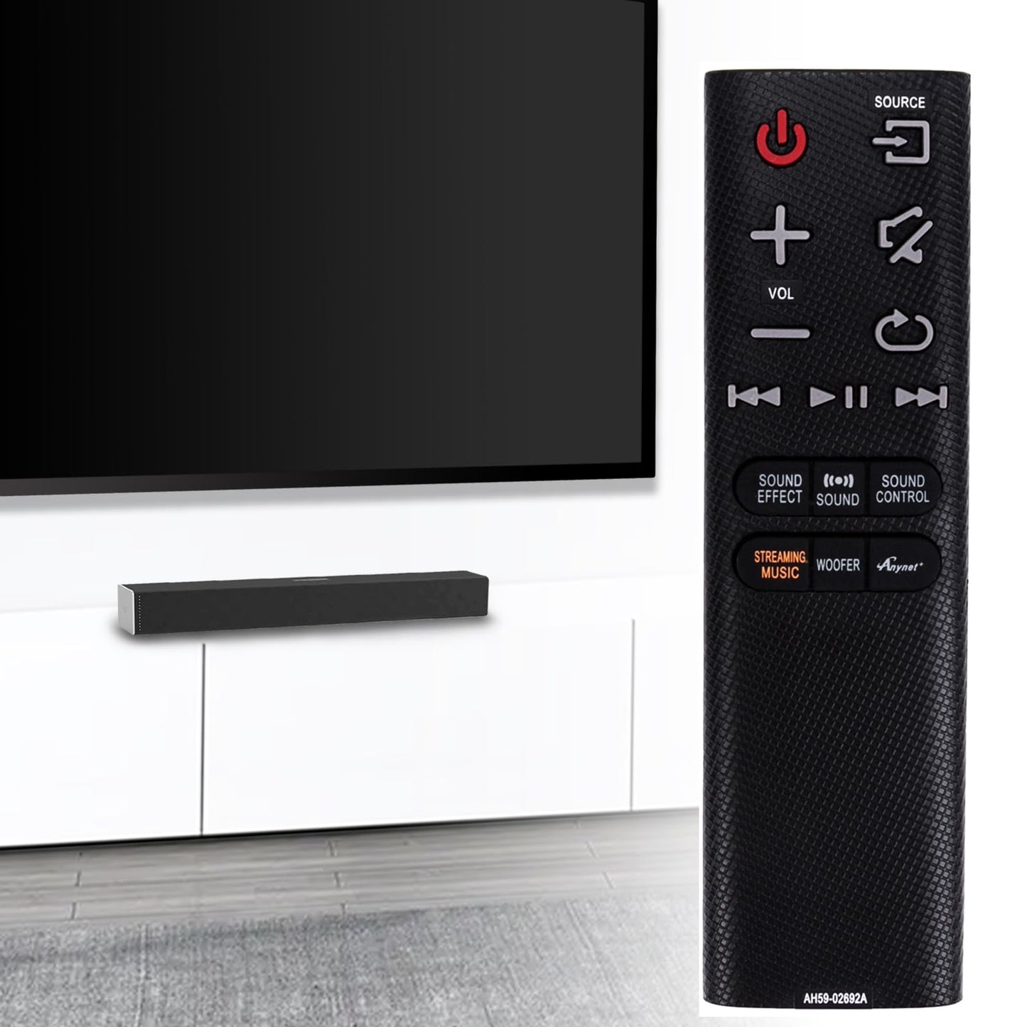 New AH59-02692A Replaced Remote Fit for Samsung Soundbar HW-J7500 HW-J7501 HW-J8500 HW-J8501 HW-J650 HW-J651 HW-J6500 HW-J6501 HW-J8500R HW-J8501R
