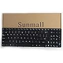 SUNMALL Keyboard Replacement Without Backlit Compatible with A52 F50 X53E A53S K53 K53S K54 G73S X73E Series Laptop Black US Layout