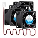 WINSINN DC 40mm Fan 12V 4028 Sleeve Bearing Brushless Cooling 40x28mm 2PIN (Pack of 4Pcs)