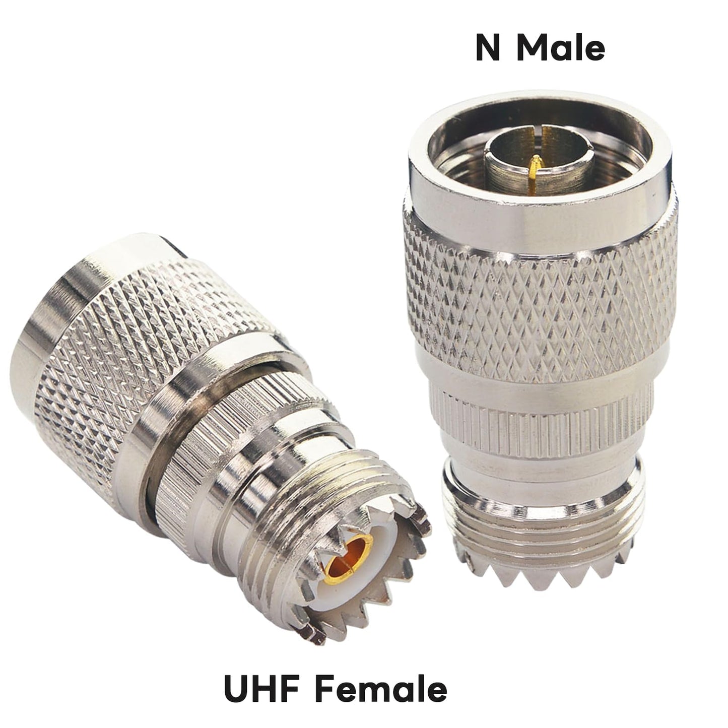 Boobrie N Male to UHF Female SO-239 Connector SO239 Jack to N-Type RF Coaxial Coax Cable Adapter for Antenna/Wireless LAN Device/WiFi/Radio/Coaxial…