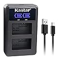 Kastar NP-FW50 LED2 USB Battery Charger Compatible with Sony SLT-A33, SLT-A35, SLT-A37, SLT-A55, ZV-E10, Cyber-Shot DSC-RX10, Cyber-Shot DSC-RX10 II