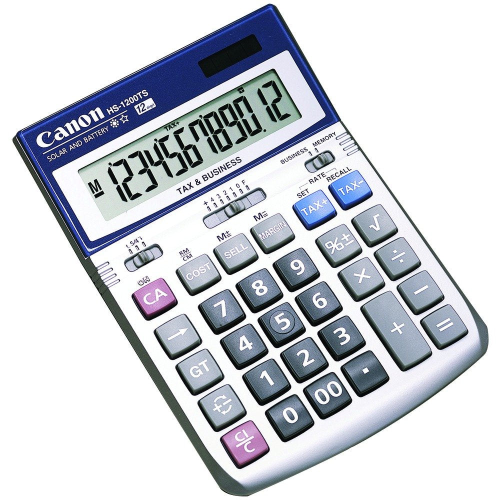 CNM-HS1200TS-X0 - Canon HS-1200TS Compact Desktop Calculator