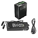 Kastar BP-A100 Battery 1 Pack and Dual D-Tap Charger for Canon EOS C70 Cinema Camera (RF Lens Mount), EOS C700 PL 4K Cinema PL C 700 Camcorder, Canon