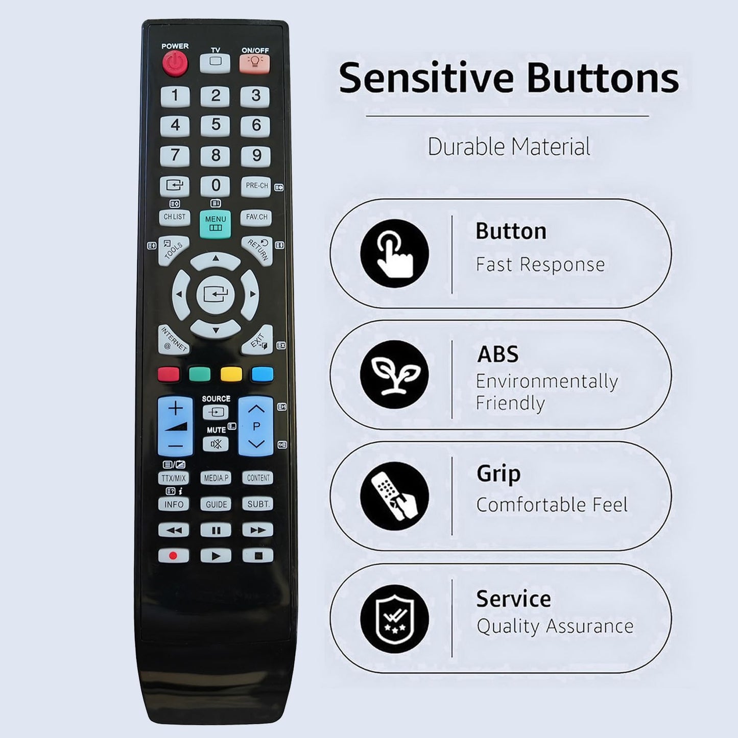 Universal Replacement Remote Control for Samsung BN59-00721A BN59-00849A BN59-00850A Plasma LCD LED HDTV TV