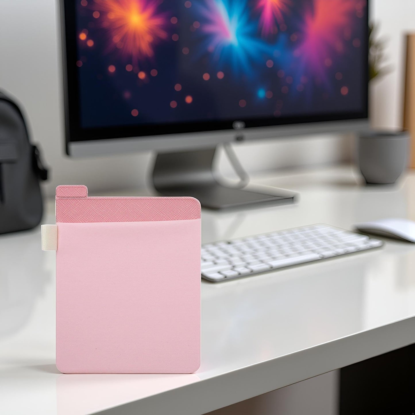1 Pc Pink External Hards Drive Holder - External Hards Drives Adhesive Carrying Case,Reusable Sleeve Storage Organizer Computer Hard Drive Bags