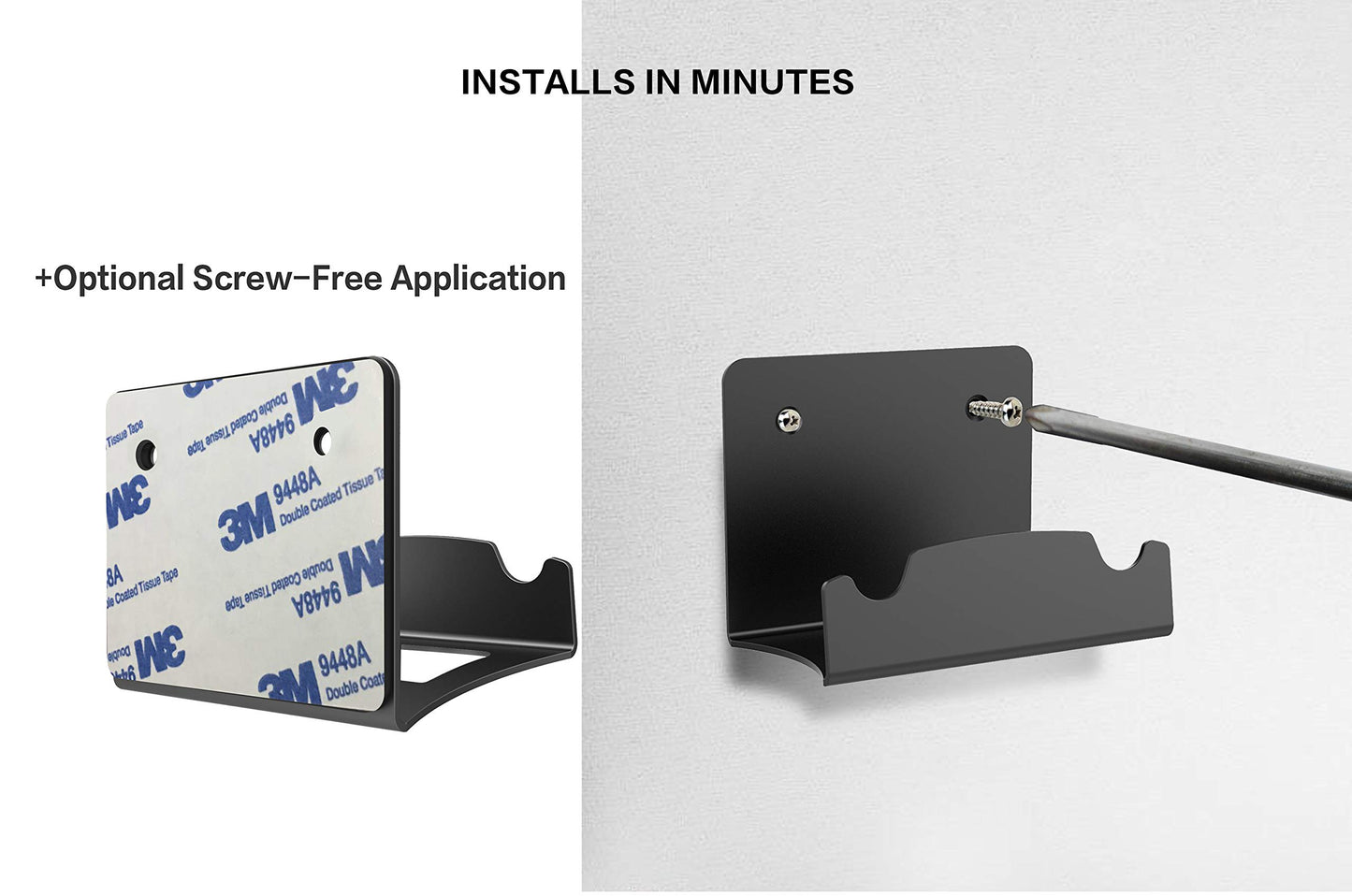 Monzlteck New Wall Mount for PS4 Controller,Compatible with PS5 Controller,Screw-Free Application?1 Piece?