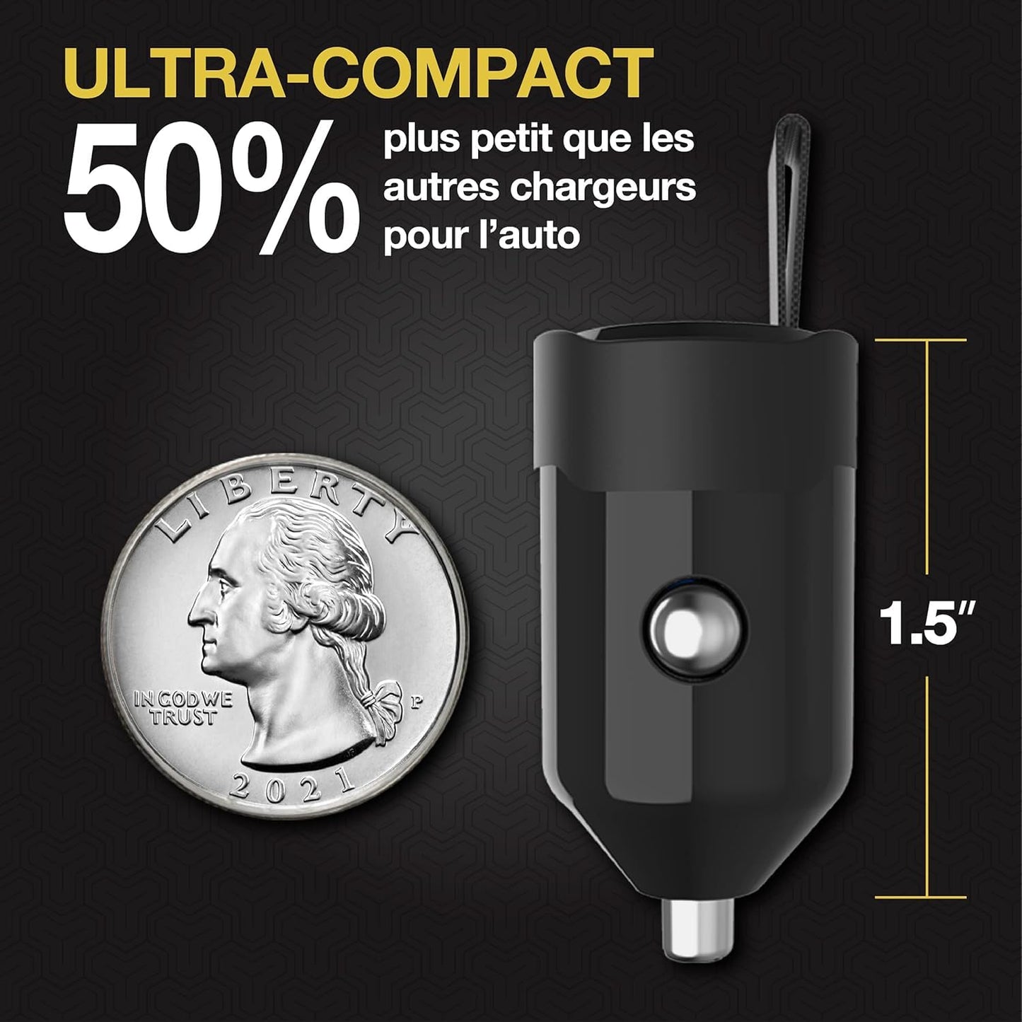 Scosche CPDC30 Car Charger USB-C Single Port 30W Power Delivery