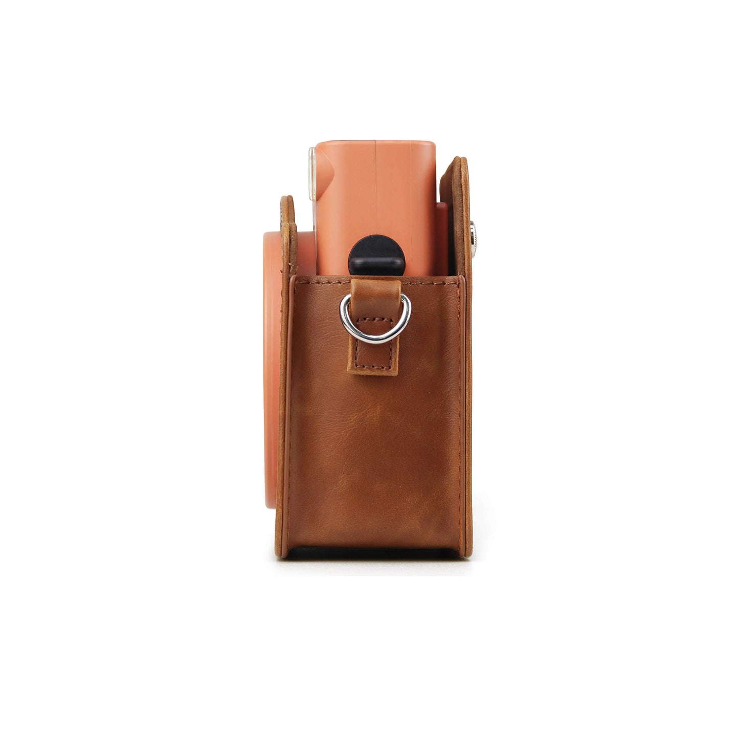 Epicgadget Case for Fujifilm Instax Square SQ1 Camera, PU Leather Compact Case Bag with Adjustable Shoulder Strap for Fuji Film instax SQ1 (Brown)