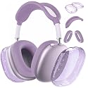 Aiaabq for AirPods Max case Cover,Anti-Scratch Ear Pad Case Cover/Ear Cups Cover/Headband Cover for AirPods Max. Clear Soft TPU and Silicone,Skin