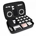 TravelMesh Travel Cable Organizer Bag - Waterproof Electronics Accessories Case for Cords, Chargers, and Tech Gear - Grey