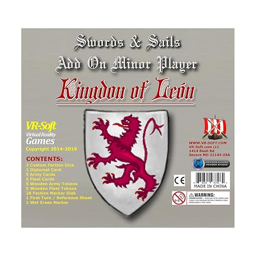VR-SOFT VIRTUAL REALITY GAMES Swords & Sails: Kingdom of León Minor Player Add-On