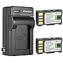 Kastar 2-Pack BN-VF808 Battery and AC Wall Charger Replacement for JVC BN-VF808 BN-VF808U BN-VF815 BN-VF815U BN-VF823 BN-VF823U BN-VF915 BN-VF915U