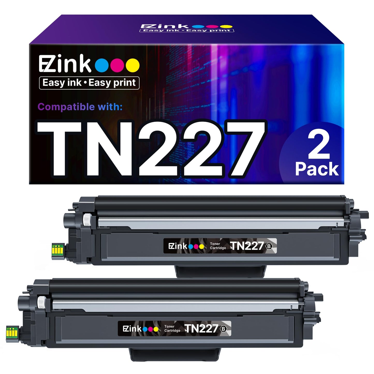 E-Z Ink TN227 Black TN227BK TN-227BK for HL-l3270CDW Toner TN-223BK TN223BK