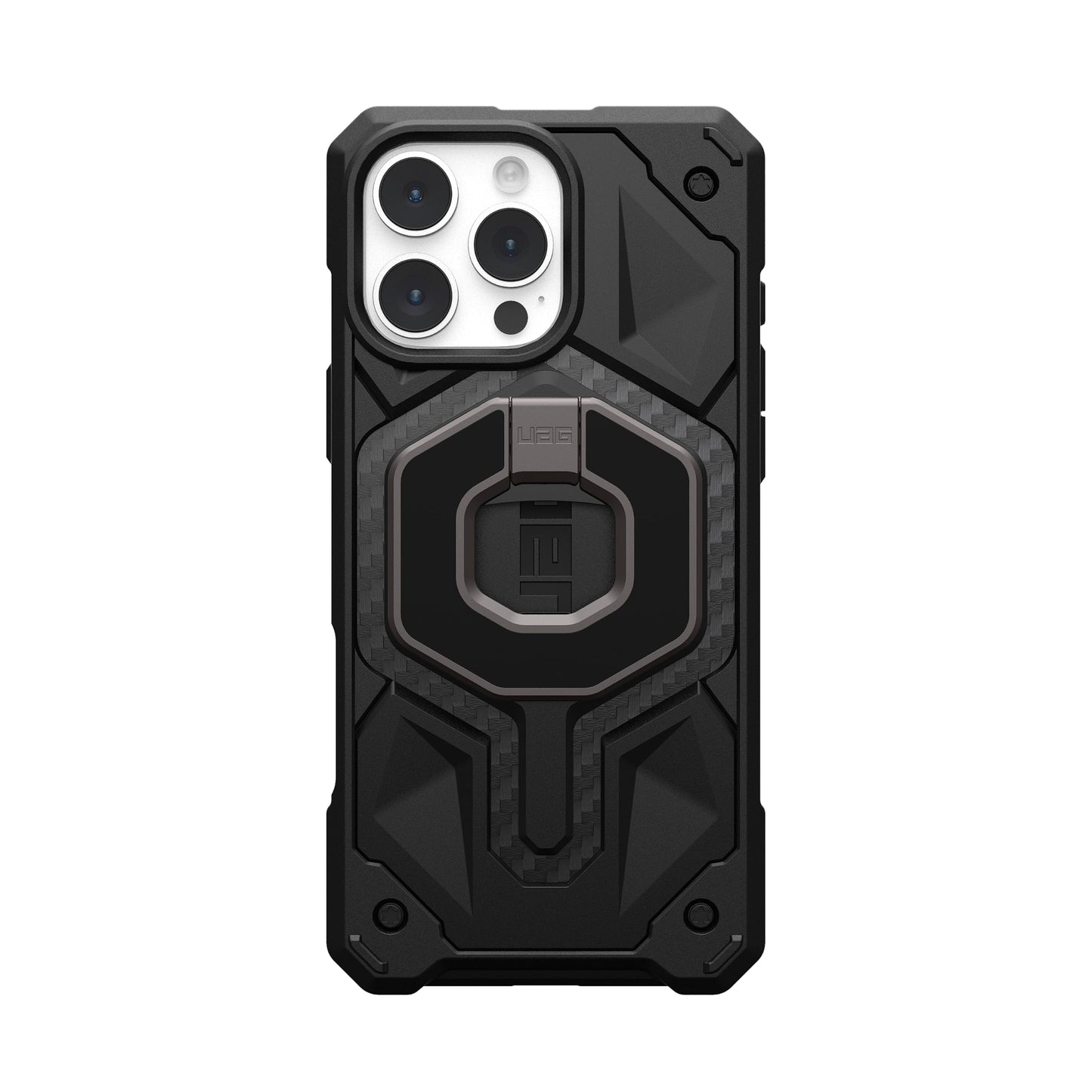 URBAN ARMOR GEAR UAG Magnetic Ring Stand Monarch Mag2 w/Built-in Bottle Opener - Ultra-Strong Double Magnet MagSafe Compatible Metal Phone Ring Grip