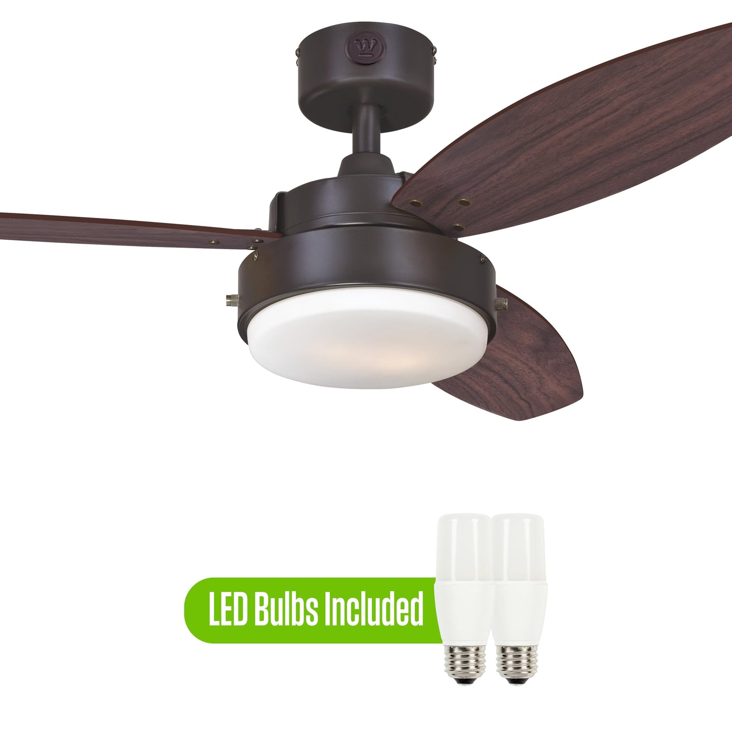Westinghouse Alloy LED Ceiling Fan with Light, 42-Inch, Oil Rubbed Bronze