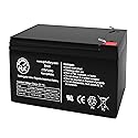 AJC Battery Compatible with Leoch DJW12-12 12V 12Ah Sealed Lead Acid Battery
