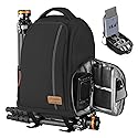 TARION Camera Backpack for Photographers - Compact Camera Bag with 15.6 Inch Laptop Compartment - Side Access Quick Draw - Anti-theft Hidden Pocket