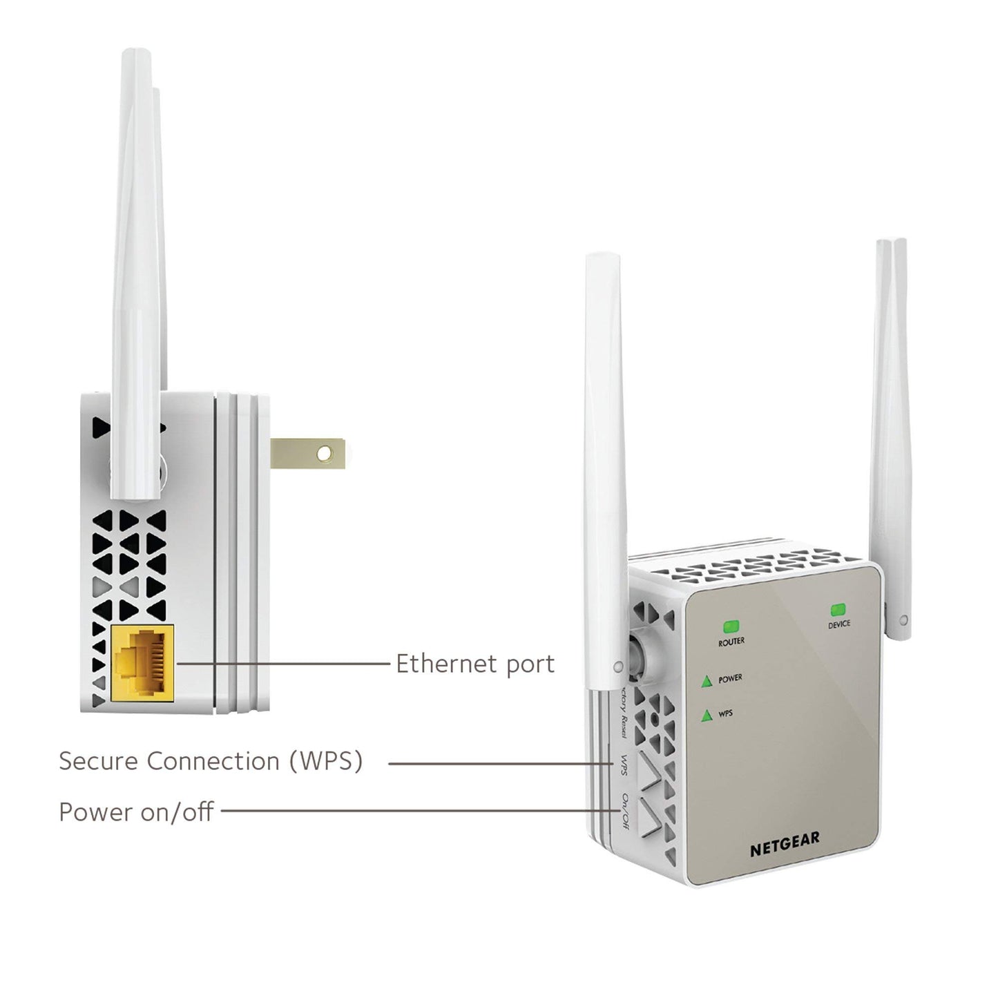 NETGEAR WiFi Range Extender (Renewed)