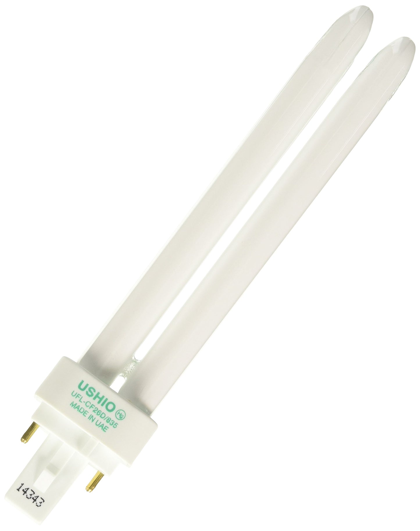 Ushio BC2417 3000146 - CF26D/835-26W - 2 Pin G24d-3 Base - 3500K - CFL
