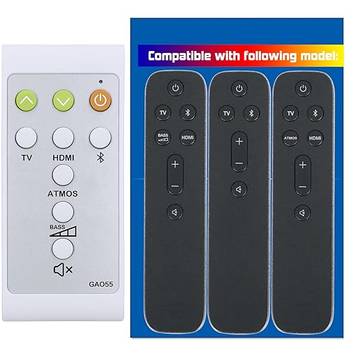 Replacement Remote Control for JBL Soundbar BAR 2.1 DEEP BASS (MK2) 2.1 channeI