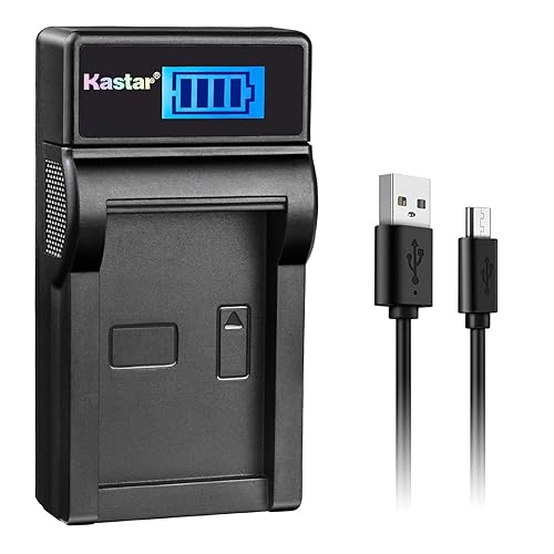 Kastar LCD Slim USB Charger for Nik EN-EL12, ENEL12, MH-65 Coolpix S9900, S9700, AW120, S9500, AW110, S70, S9600, S6300, S6200, S8100, S9100, S800c