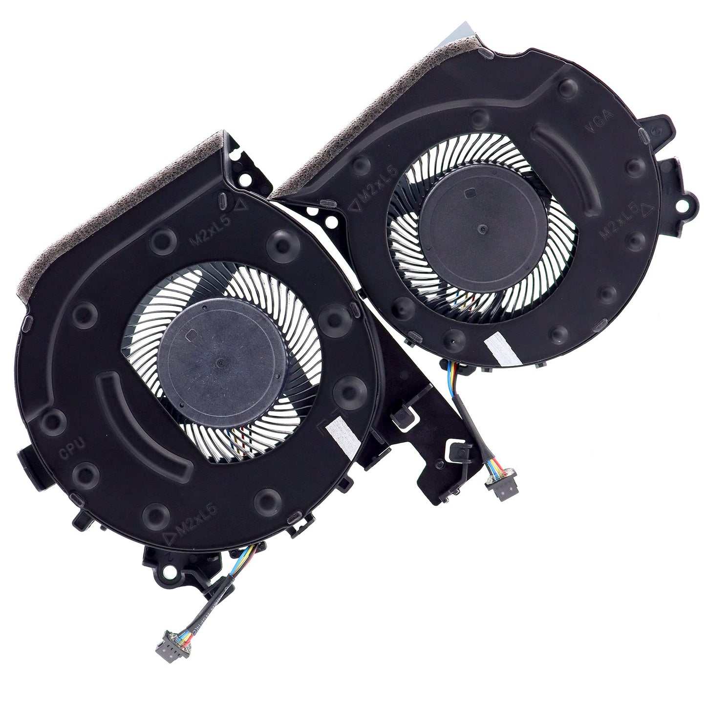 Deal4GO CPU Cooling Fan L20335-001 w/GPU Cooler Fan L20334-001 Set for HP 15-CX 15T-CX 15-CX0068TX 15-CX0058WM TPN-C133
