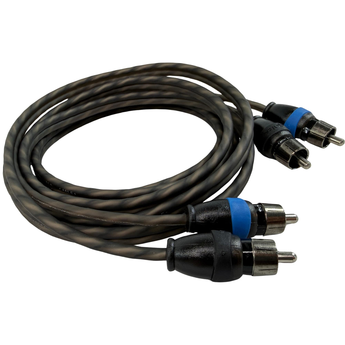 Sky High Car Audio 2 Channel Twisted 6 ft RCA Cables Coated 6' OFC
