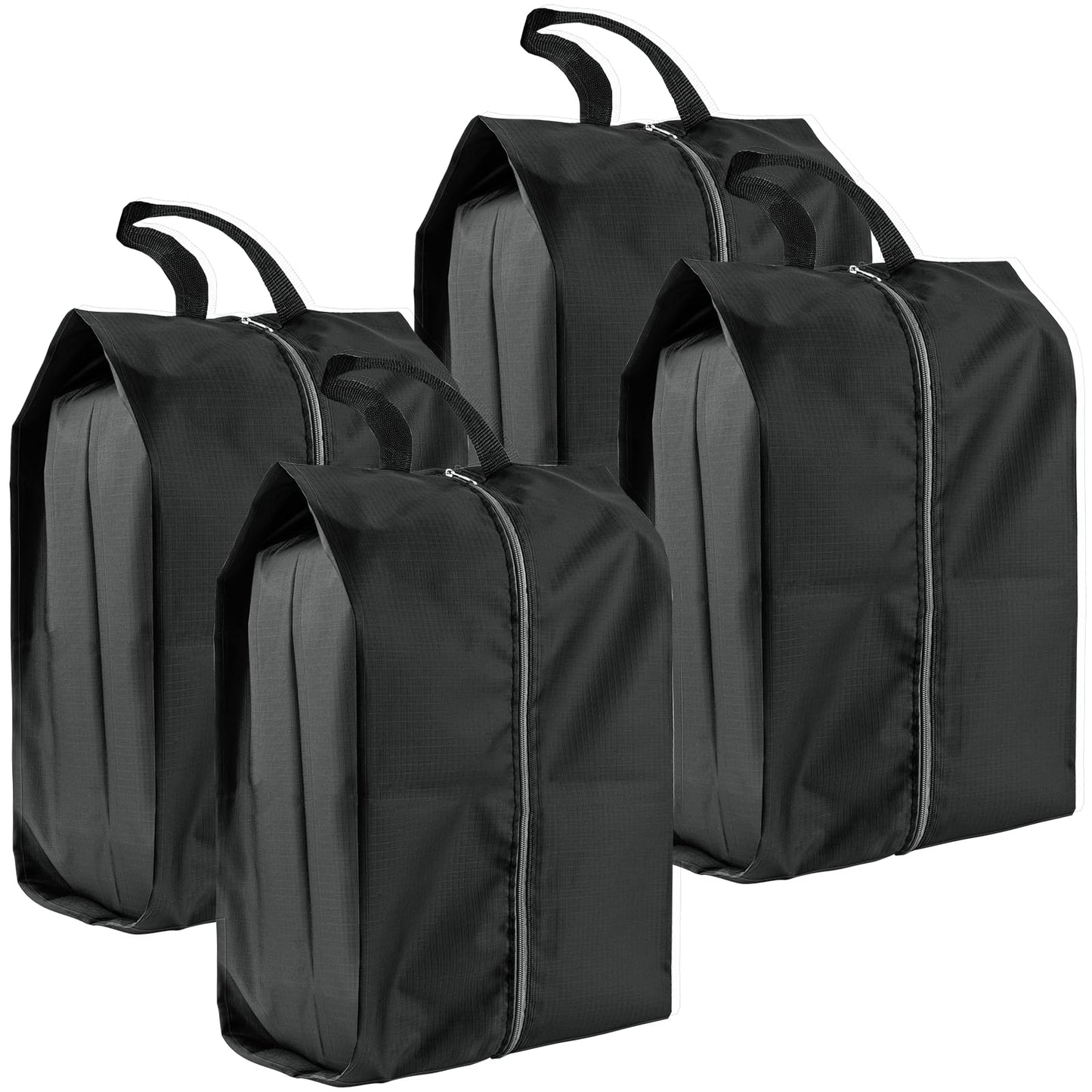 4-Pack Travel Shoe Bags – Durable, Reusable, Waterproof Storage with Smooth Zipper, Portable Packing Essentials for Travel
