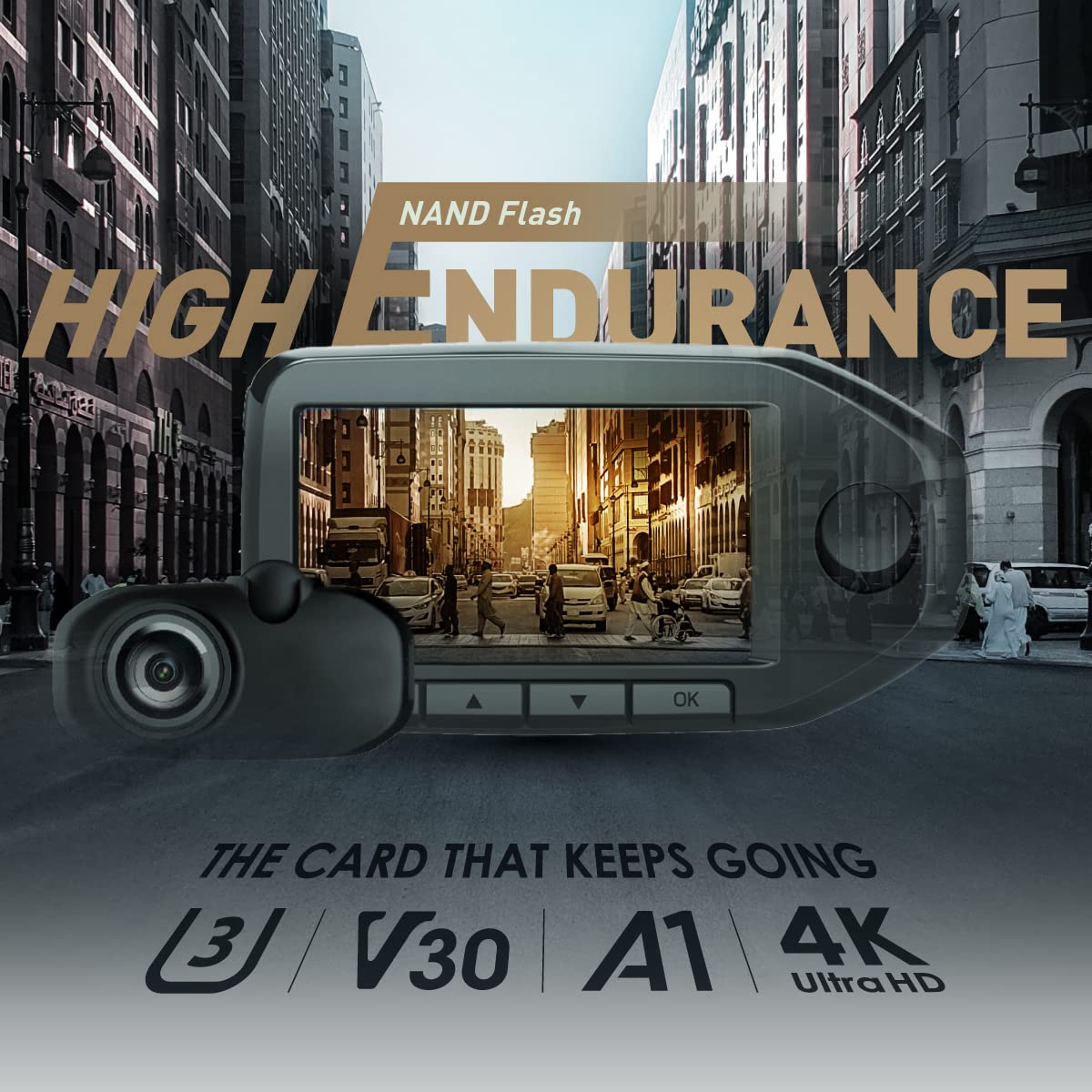Silicon Power 512GB High Endurance UHS-I microSDXC Memory Card with SD Adapter