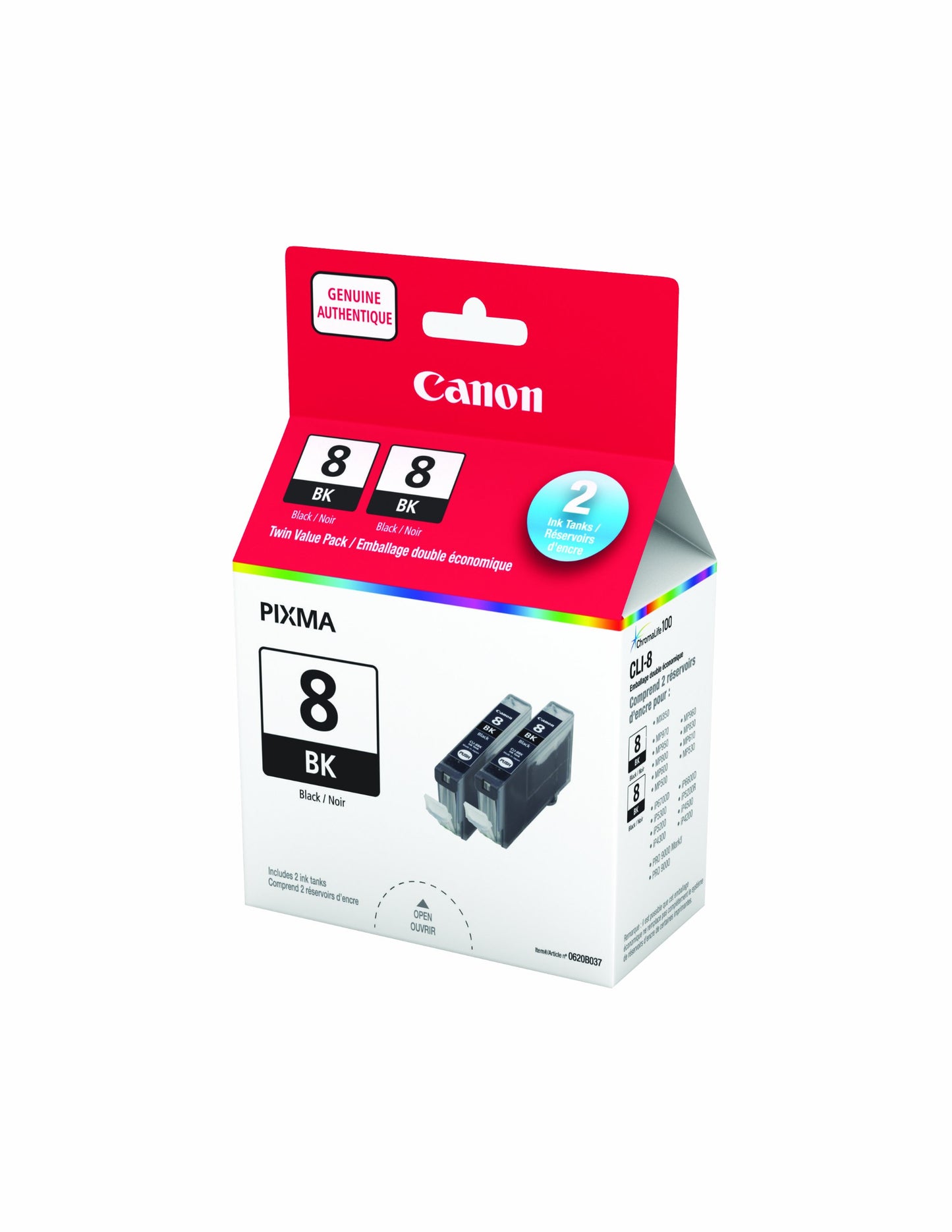 Canon Cli-8 Bk Twin Ink Value Pack