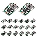 Aobao 20pcs Mini 360 Buck Converter Mini 360 3A DC-DC Adjustable Voltage 4.75V-23V to 1V-17V Step Down Power Converter Mini360 Buck Module