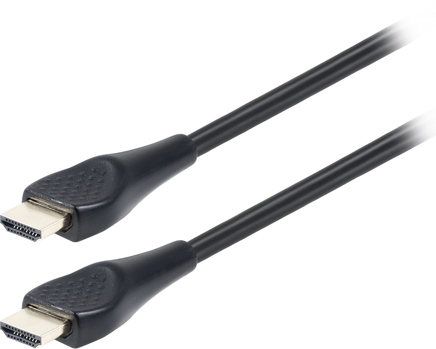 Philips 4K HDMI Cable, 6 ft. 1080p 120Hz 4K 60Hz, HDMI 2.0 10.2Gbps Ethernet, EZ Grip Connector Heads, Gold Connectors, for TV, Monitor, Laptop, PS4
