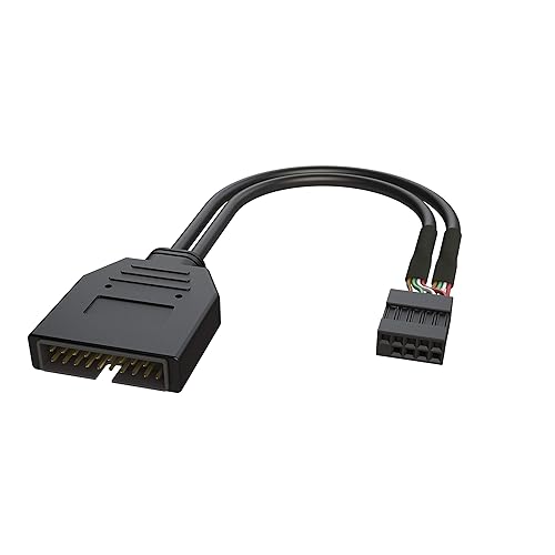 LINKUP USB 2.0 to USB 3.0/3.1 Upgrade Adapter, Noise Reduction, Shielded, 26 cm, Backed by 1-Year Warranty