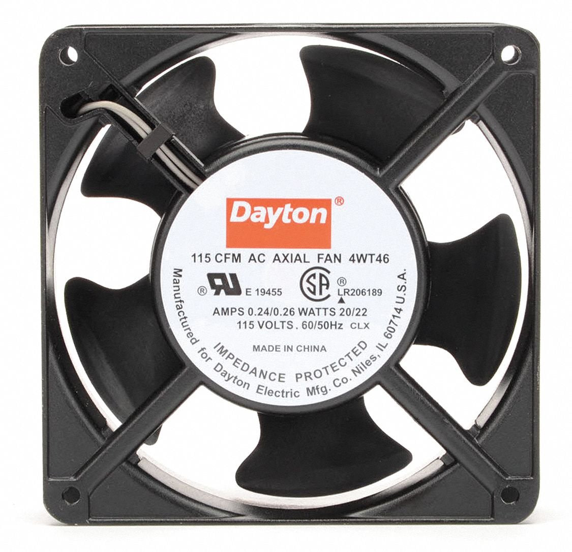 Dayton 4WT46 Fan, 115 CFM, 115 V