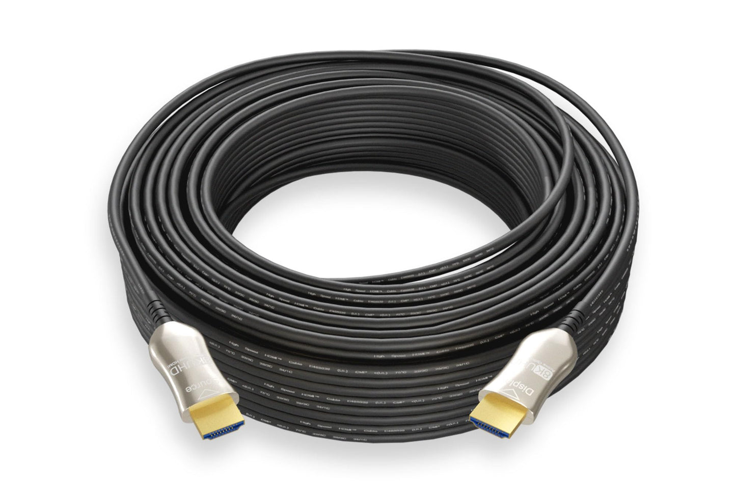 Cablelera 8K UHD CL3 HDMI Cable 2.1, Hybrid Active Optical Cable (AOC), 48Gbps Ultra Fast Long Distance Data Transmission, eARC, HDCP, NVIDIA, AMD
